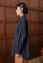Load image into Gallery viewer, Erum Linen Top (Charcoal Grey)