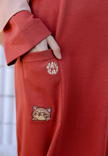 Load image into Gallery viewer, Preorder Yumna Shirt Caftan (Brick Orange Nursing Friendly)
