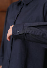 Load image into Gallery viewer, Erum Linen Top (Charcoal Grey)