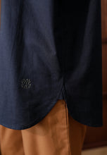Load image into Gallery viewer, Erum Linen Top (Charcoal Grey)