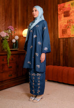 Load image into Gallery viewer, Lestari Kurung (Deep Teal Blue)