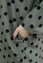 Load image into Gallery viewer, Ibna Printed Tunic (Polka Moss Green)
