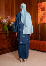 Load image into Gallery viewer, Lestari Kurung (Deep Teal Blue)