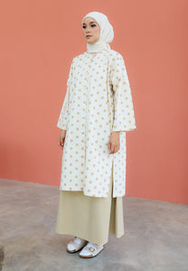 Ibna Printed Tunic (Polka Nude)