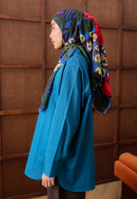 Load image into Gallery viewer, Erum Linen Top (Teal Green)
