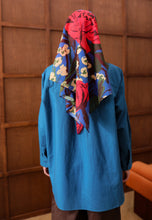 Load image into Gallery viewer, Erum Linen Top (Teal Green)