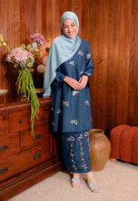 Load image into Gallery viewer, Lestari Kurung (Deep Teal Blue)