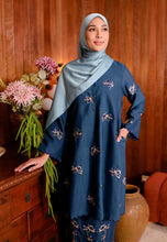 Load image into Gallery viewer, Lestari Kurung (Deep Teal Blue)