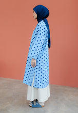 Load image into Gallery viewer, Ibna Printed Tunic (Polka Blue)