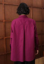 Load image into Gallery viewer, Erum Linen Top (Plum)