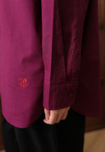 Load image into Gallery viewer, Erum Linen Top (Plum)