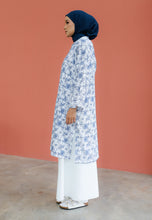 Load image into Gallery viewer, Ibna Printed Tunic (Blue White)