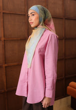Load image into Gallery viewer, Erum Linen Top (Rose Pink)