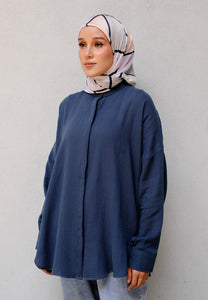 Suri Plain Top (Midnight Blue)
