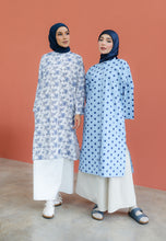 Load image into Gallery viewer, Ibna Printed Tunic (Blue White)