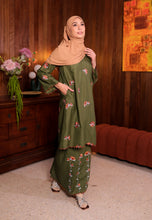 Load image into Gallery viewer, Lestari Kurung (Olive Green)