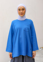 Load image into Gallery viewer, Zen Boxy T-Shirt (Ocean Blue)