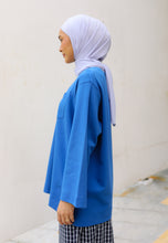 Load image into Gallery viewer, Zen Boxy T-Shirt (Ocean Blue)