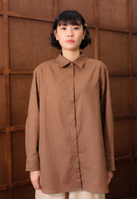 Load image into Gallery viewer, Erum Linen Top (Brown)