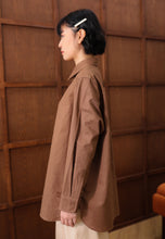Load image into Gallery viewer, Erum Linen Top (Brown)
