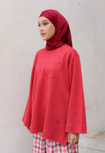 Load image into Gallery viewer, Zen Boxy T-Shirt (Red)