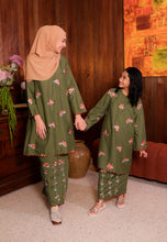 Load image into Gallery viewer, Lestari Kurung (Olive Green)