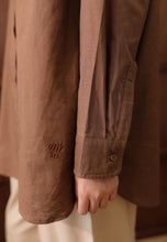 Load image into Gallery viewer, Erum Linen Top (Brown)