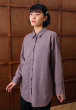 Load image into Gallery viewer, Erum Linen Top (Dusty Purple)