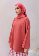 Load image into Gallery viewer, Zen Boxy T-Shirt (Brick Redwood)