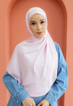 Load image into Gallery viewer, Bayu Halfmoon Satin Shawl (Soft Pink)