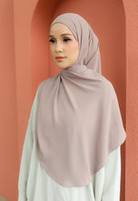 Load image into Gallery viewer, Teduh Halfmoon Chiffon Shawl (Mocha)