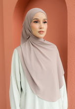 Load image into Gallery viewer, Teduh Halfmoon Chiffon Shawl (Mocha)