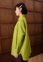 Load image into Gallery viewer, Erum Linen Top (Lime Green)