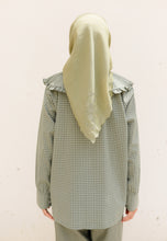 Load image into Gallery viewer, Myra Checkered Top (Sage Green)