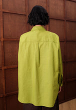 Load image into Gallery viewer, Erum Linen Top (Lime Green)