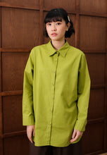 Load image into Gallery viewer, Erum Linen Top (Lime Green)