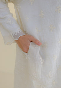 Bertemu Kurung (Cream White)