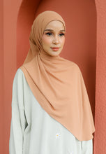 Load image into Gallery viewer, Teduh Halfmoon Chiffon Shawl (Caramel)