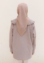 Load image into Gallery viewer, Myra Checkered Top (Taupe)