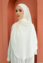 Load image into Gallery viewer, Teduh Halfmoon Chiffon Shawl (Cream)