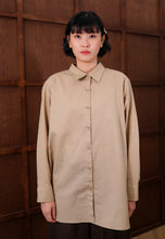 Load image into Gallery viewer, Erum Linen Top (Tortilla)