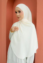 Load image into Gallery viewer, Teduh Halfmoon Chiffon Shawl (Cream)
