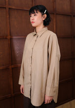 Load image into Gallery viewer, Erum Linen Top (Tortilla)