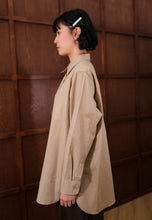 Load image into Gallery viewer, Erum Linen Top (Tortilla)