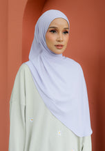 Load image into Gallery viewer, Teduh Halfmoon Chiffon Shawl (Soft Lilac)