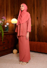 Load image into Gallery viewer, Seruni  Kurung (Brick Redwood)