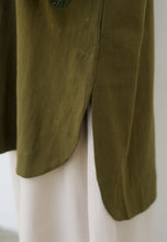 Load image into Gallery viewer, Mahdia Linen Top (Olive Green)