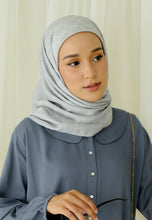 Load image into Gallery viewer, Rylaa Square Hijab (Mosaic Soft Blue)