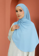 Load image into Gallery viewer, Teduh Halfmoon Chiffon Shawl (Dusty Blue)