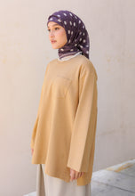 Load image into Gallery viewer, Zen Boxy T-Shirt (Light Brown)